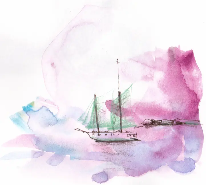 Watercolour painting